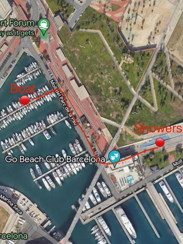 圣阿德里安-德贝索斯 Unique Wooden Sail Yacht + 2 Bikes Included!酒店 外观 照片